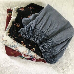 LAST CHANCE Bundle of 4 floral tops!